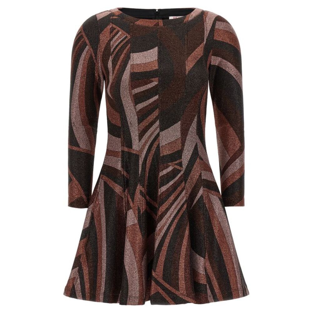 Emilio Pucci Bordeaux Polyamide Short Women's Dress